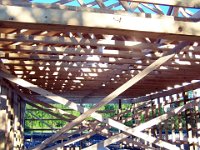 PB06  heavier rafters were used to support hanging shelving
